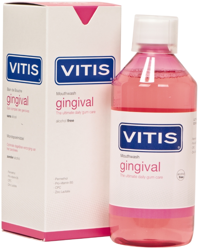 interieur Prik Productiecentrum VITIS gingival mondspoeling fles 150 ml - BCO dental bv